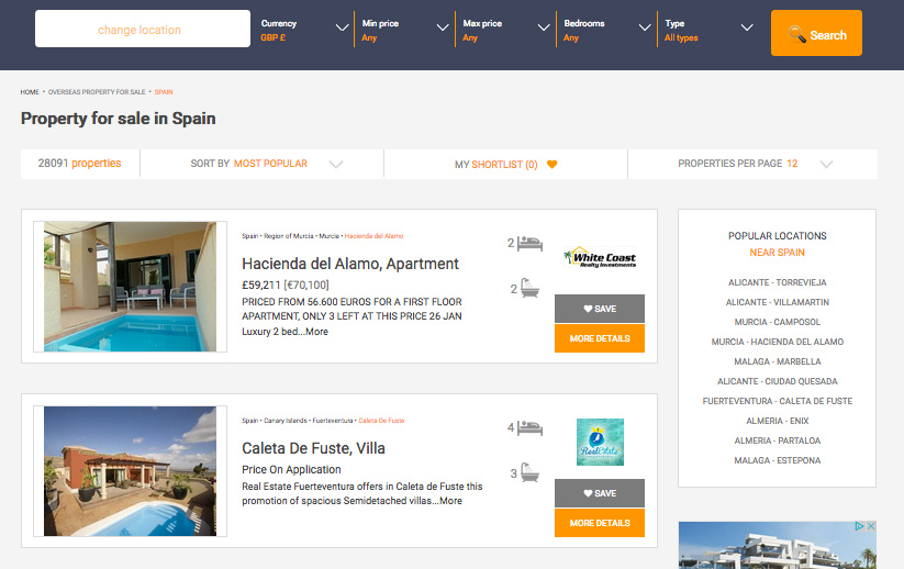 List your properties 