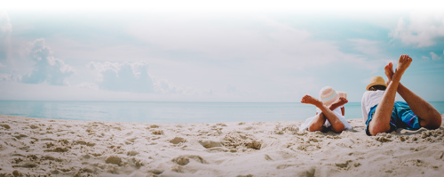 Couple on beach