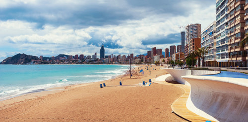 Benidorm beach