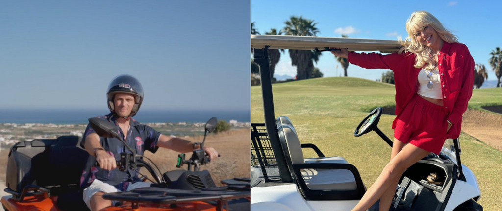 Cyprus and Costa del Sol, Ben Hillman and Danni Menzies