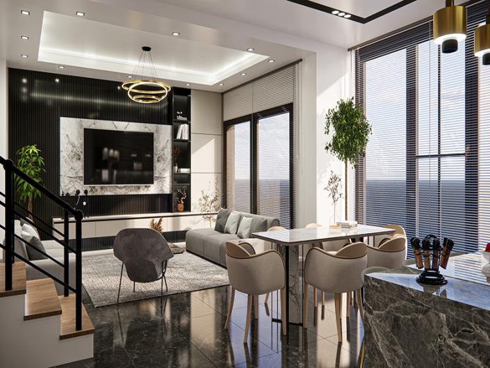 Image No.2-Villa / Détaché de 3 chambres à vendre à Belek