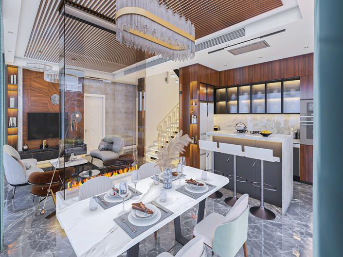 Image No.5-Villa / Détaché de 4 chambres à vendre à Bektas