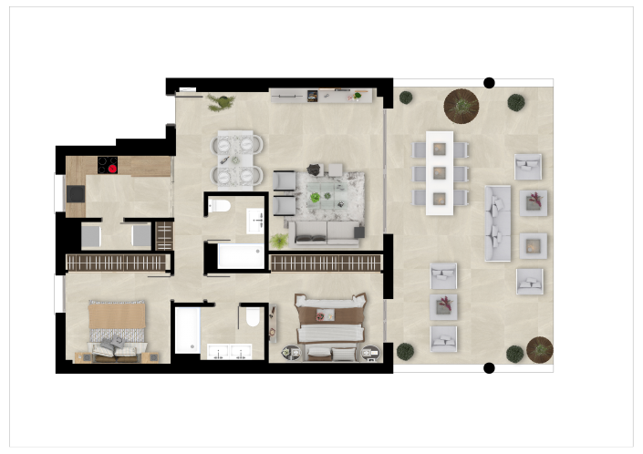 Image No.25-2 Bed Apartment for sale