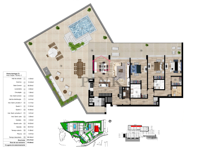 Image No.21-Appartement de 3 chambres à vendre à Santa Luzia