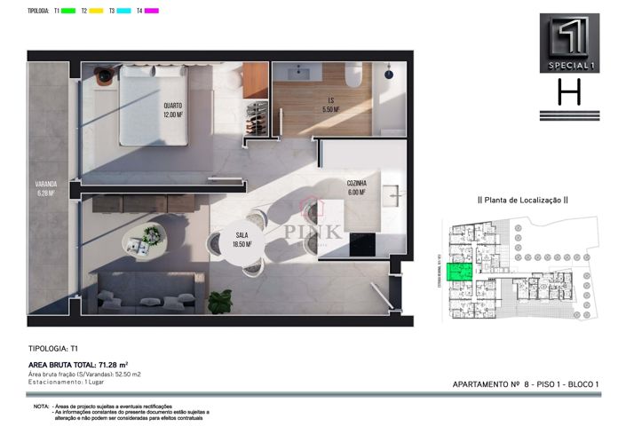 Image No.22-1 Bed Apartment for sale