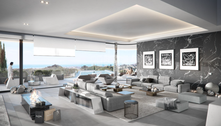 Image No.3-Villa / Détaché de 6 chambres à vendre à Benahavis