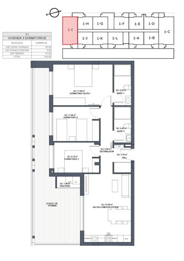 Image No.14-3 Bed Apartment for sale