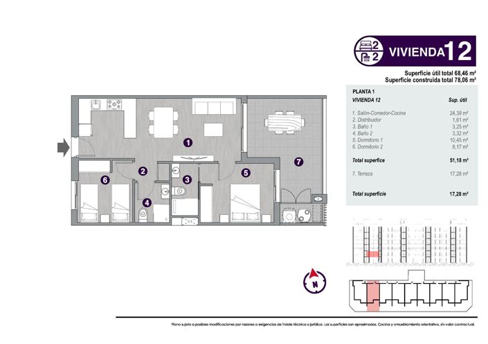 Image No.35-2 Bed Apartment for sale