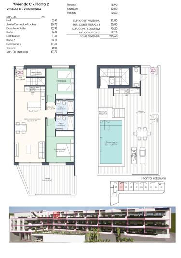 Image No.33-2 Bed Penthouse for sale