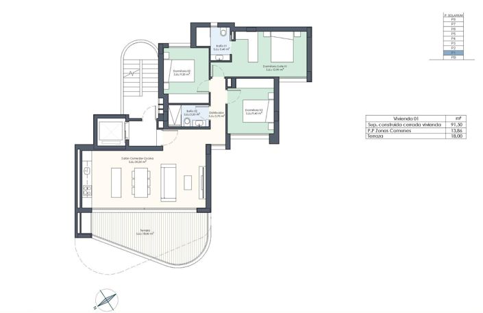 Image No.17-Appartement de 3 chambres à vendre à Guardamar del Segura