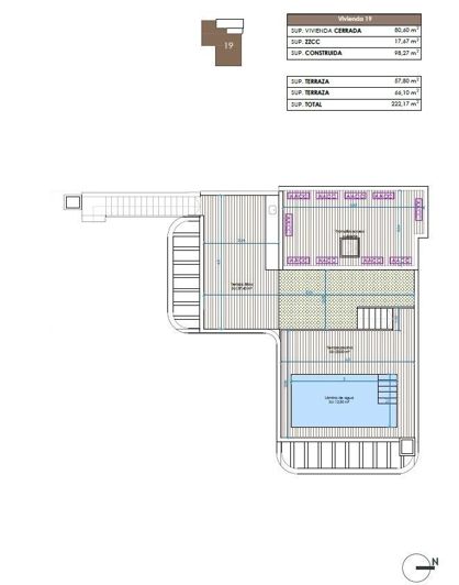 Image No.14-Penthouse de 3 chambres à vendre à Guardamar del Segura