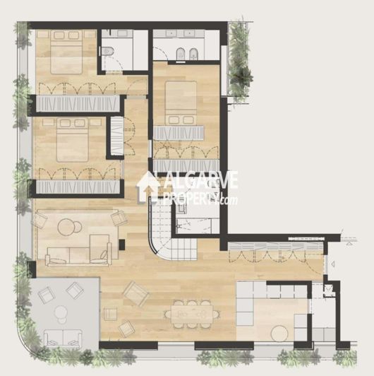 Image No.25-3 Bed Apartment for sale