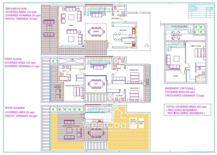 Image No.4-Villa de 4 chambres à vendre à Coral Bay