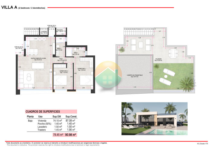 Image No.16-2 Bed Villa for sale