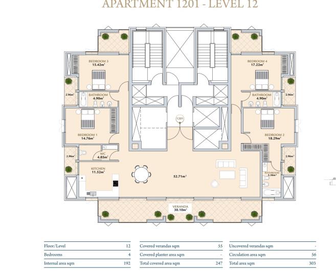 Image No.10-Appartement de 4 chambres à vendre à Amathus