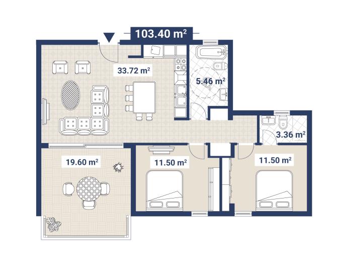 Image No.11-2 Bed Apartment for sale