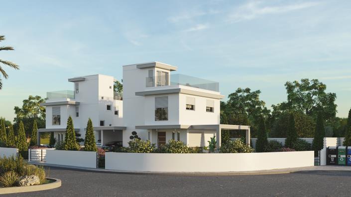 Image No.2-Maison / Villa de 3 chambres à vendre à Pervolia