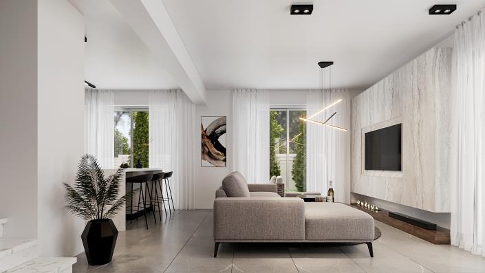 Image No.3-Maison / Villa de 3 chambres à vendre à Pervolia