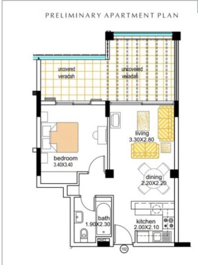 Image No.11-1 Bed Apartment for sale