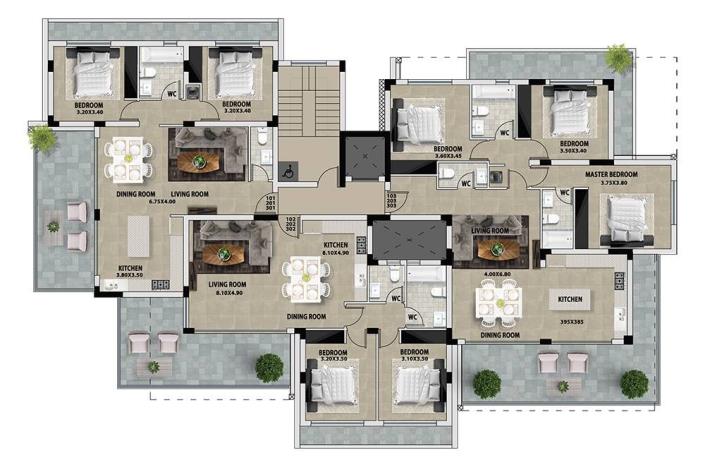 Image No.20-2 Bed Apartment for sale