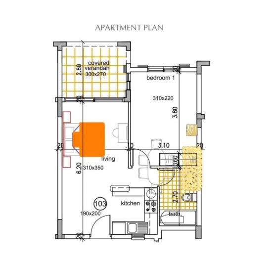Image No.10-1 Bed Apartment for sale