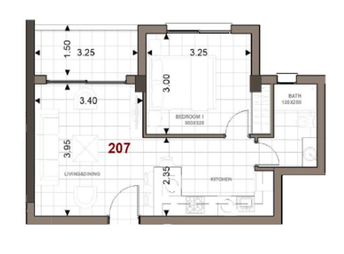 Image No.11-1 Bed Apartment for sale