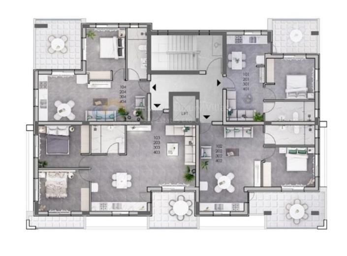 Image No.6-Appartement de 2 chambres à vendre à Trachoni