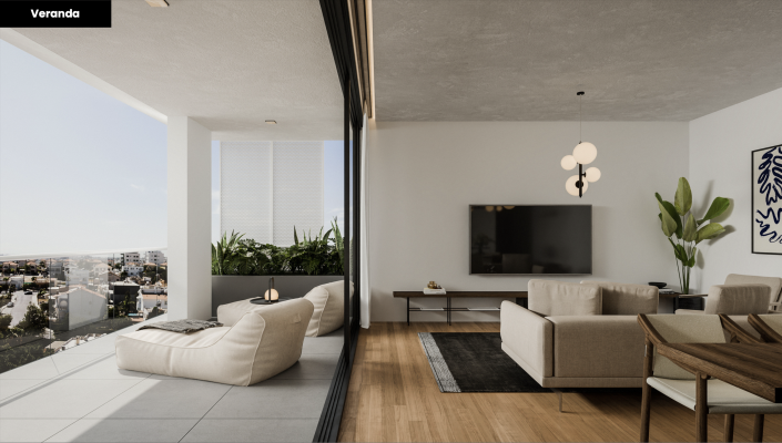 Image No.3-Penthouse de 2 chambres à vendre à Agios Athanasios