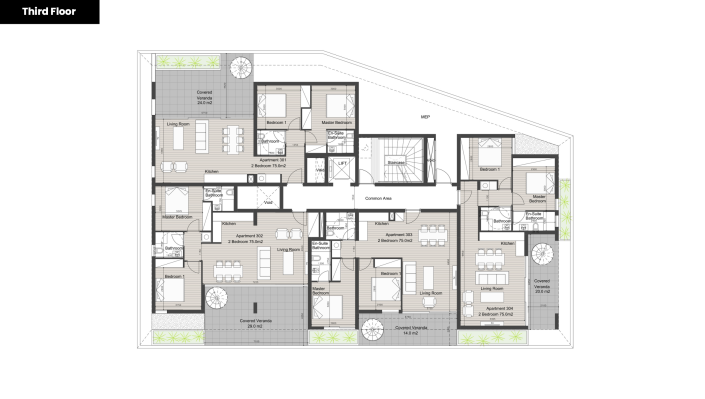 Image No.7-Penthouse de 2 chambres à vendre à Agios Athanasios