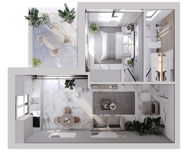 Image No.15-Appartement de 1 chambre à vendre à Limassol