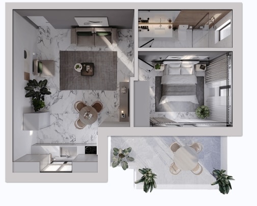 Image No.15-Appartement de 1 chambre à vendre à Limassol