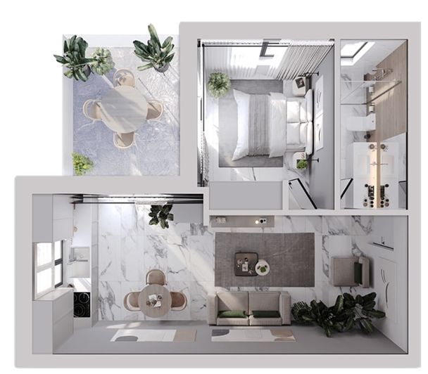 Image No.10-Appartement de 1 chambre à vendre à Limassol