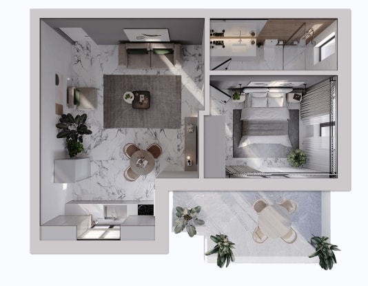 Image No.18-Appartement de 1 chambre à vendre à Limassol