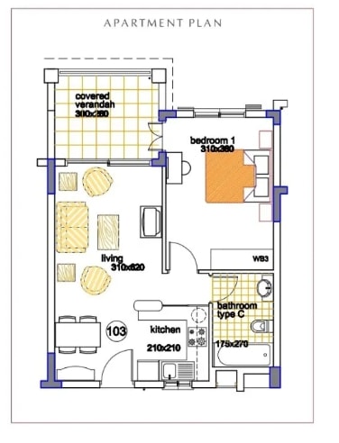 Image No.14-Appartement de 1 chambre à vendre à Paphos