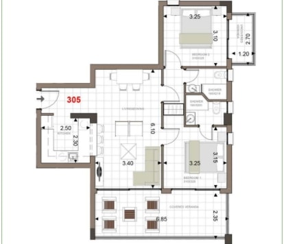 Image No.8-2 Bed Apartment for sale