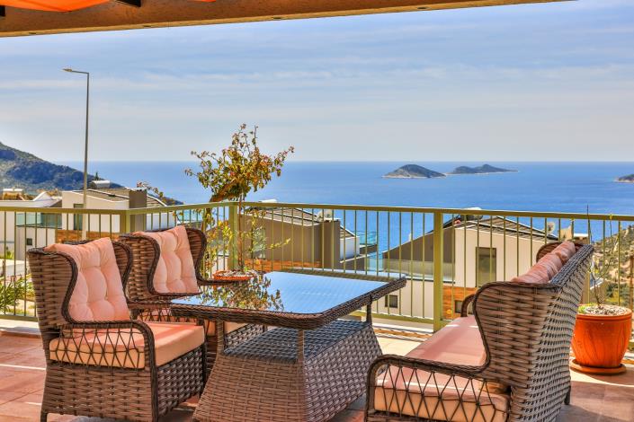 Image No.4-Villa / Détaché de 4 chambres à vendre à Kalkan