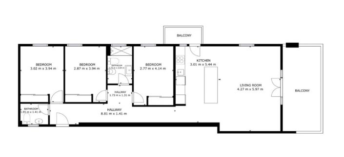 Image No.20-3 Bed Apartment for sale