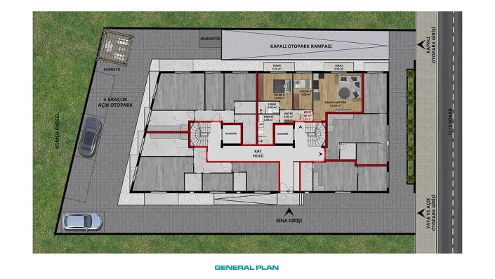 Image No.3-Appartement de 2 chambres à vendre à Antalya