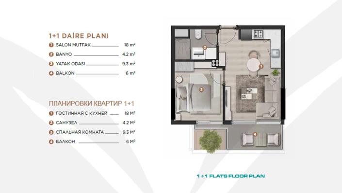 Image No.18-1 Bed Apartment for sale