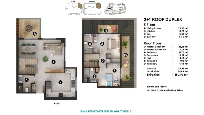 Image No.32-1 Bed Apartment for sale