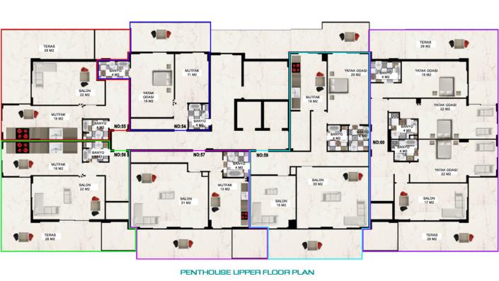 Image No.23-1 Bed Apartment for sale