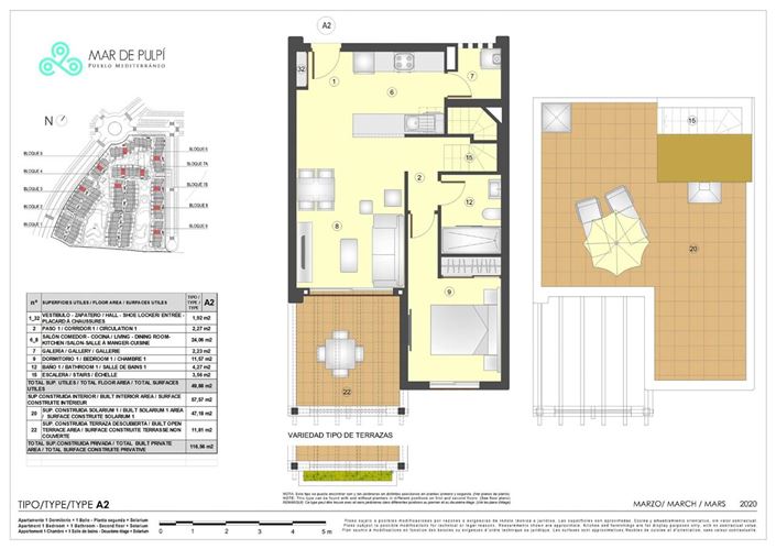 Image No.2-Propriété de 1 chambre à vendre à San Juan De Los Terreros