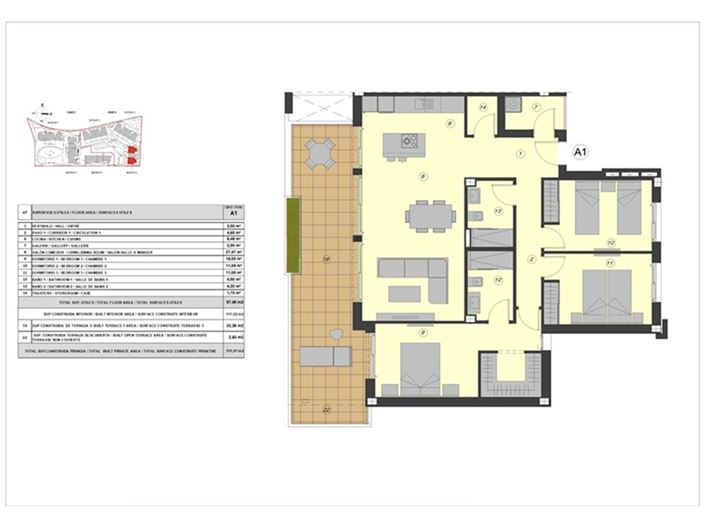 Image No.2-Appartement de 3 chambres à vendre à Estepona