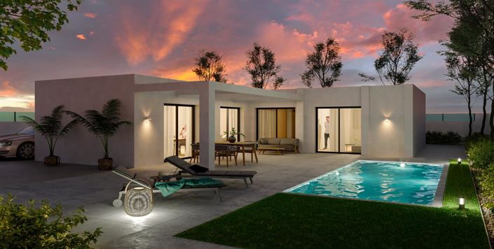 Image No.2-Villa de 3 chambres à vendre à Polop