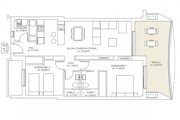 Image No.11-2 Bed Apartment for sale