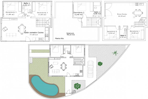 Image No.11-3 Bed Villa for sale