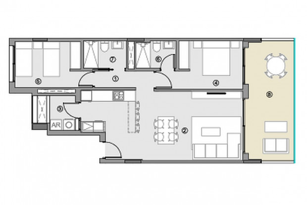 Image No.11-3 Bed Apartment for sale