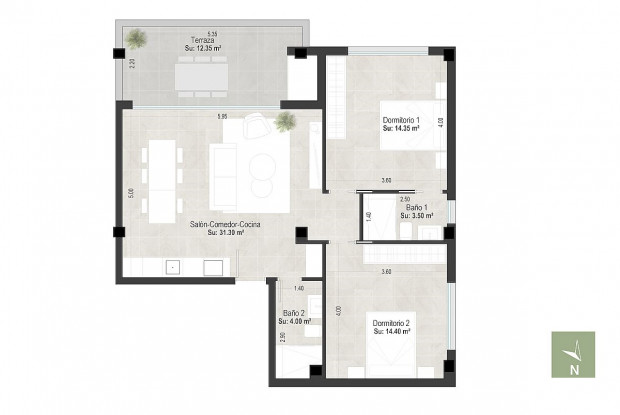 Image No.11-Appartement de 3 chambres à vendre à San Pedro del Pinatar