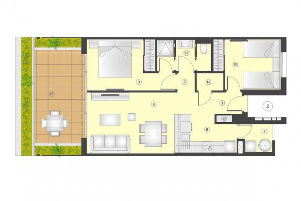 Image No.12-2 Bed Penthouse for sale