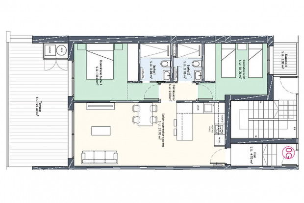 Image No.11-2 Bed Apartment for sale